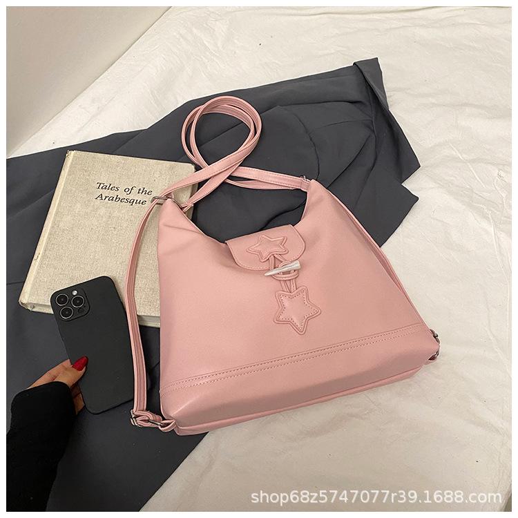 Niche Design Backpack Women's 2025 New Large-capacity Commuter Tote Stray Bag Multi-purpose Shoulder Underarm Bag