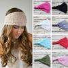 Women Fashion Bandanas Turban Lace Hollow Pattern Hair Band Wide Headband