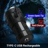 3000LM 6 LED Flashlight 4 Modes USB Rechargeable Torch Super Bright Outdoor Camping Light with Magnetic Emergency Work Lamp