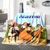 Personalisierbare Decke mit Name, Persönlichkeit, Geist, Reiten, Frei, Weich & Warm, für Sofa, Büro, Bett, Reisen, Mittagspause, Geschenk, Geeignet für Alle Jahreszeiten