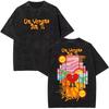 Rapper Bad Bunny Tour  Debi Tirar Mas Fotos DTMF Merch Tshirts Men Fashion Summer Hip Hop Vintage Washed Tshirts Streetwear