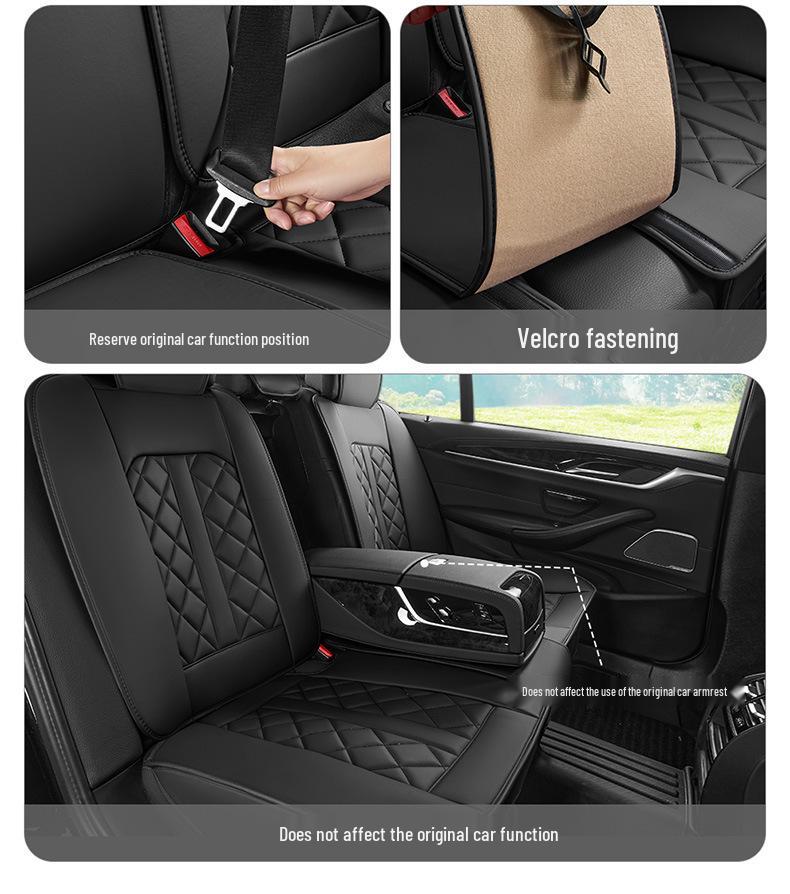 Faux Leather Car Seat Covers for Bluebird Sylphy Classic, Qashqai, Tiida Sun