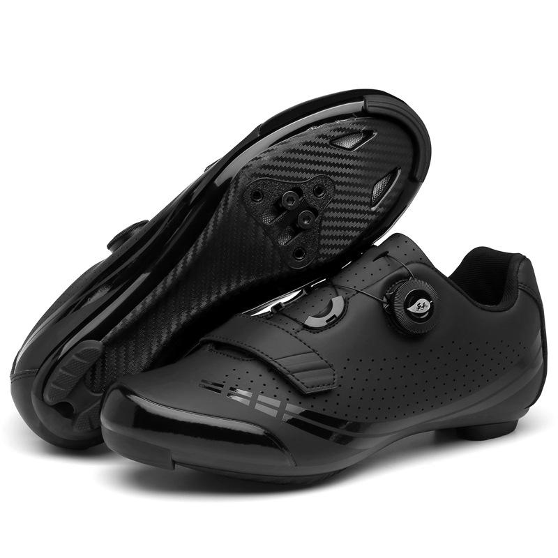 Nuevas Zapatillas de Ciclismo para Exteriores para Hombre y Mujer Zapatillas de Ciclismo Zapatillas de Ciclismo Hebilla Giratoria Bloqueo de Montaña Bloqueo de Carretera Desbloqueado