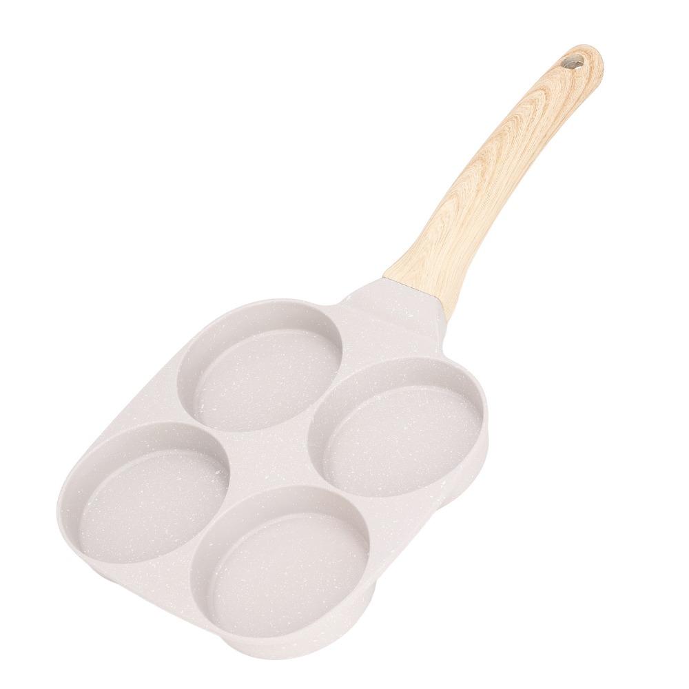 4 Cups Frying Pan Even Heating Pancake Pot Kitchen Supplies Egg Pan  Crepes/Burgers/Steak
