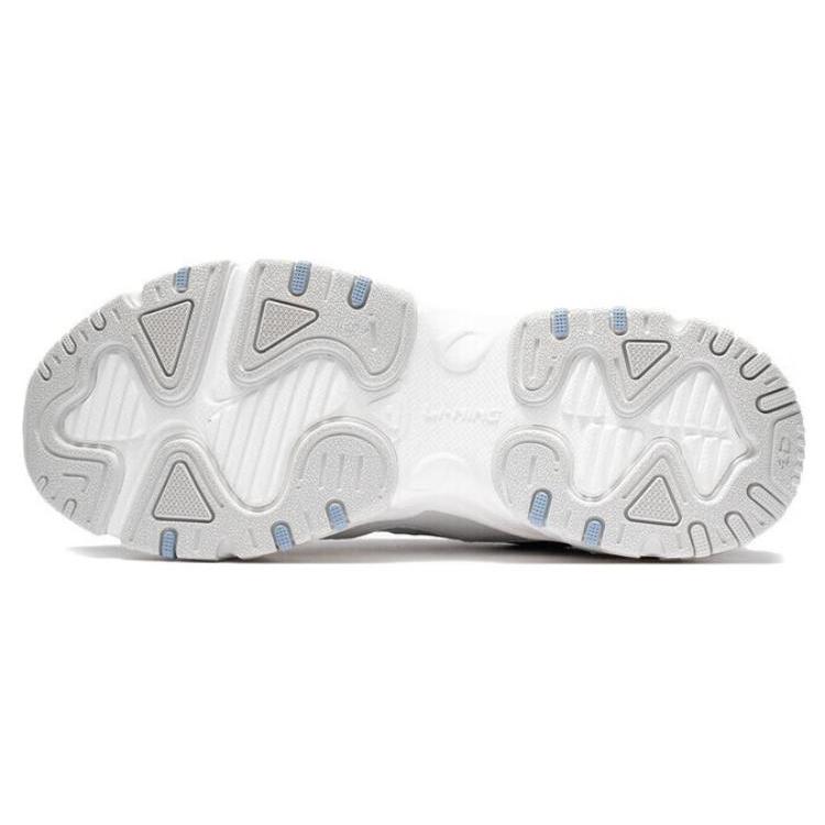 New LiNing Cushioning Wear Resistant Rebound Low Top Sports Casual Shoes Men's Gray Blue AGLS049-1