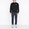 Dior Quarterly New Products Sweatshirts Men's Black Crew Neck Moderate Heavyweight 293J699A0531-C988