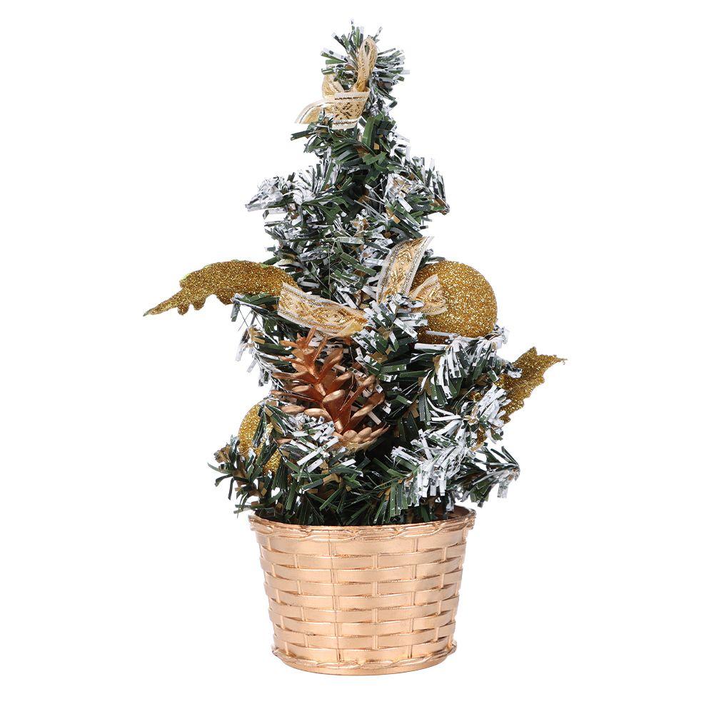 20cm Gift Party Decor Navidad Decoration Artificial Plant Table Xmas Tree Mini Christmas Tree Desktop Ornament