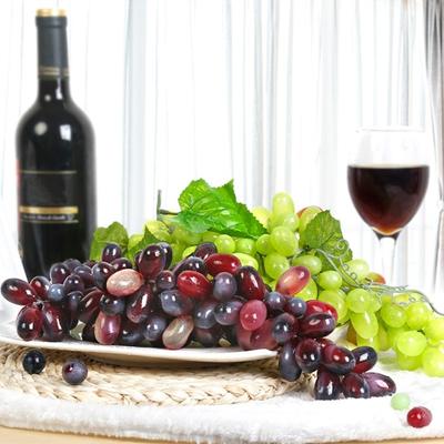 Uva Artificiale Design Ghiacciato Realistica Non Appassisce Gomma Pianta Simulazione Frutta Finta Accessorio Decorazione Casa