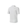 Fila Athletics Soft Solid Logo Knitted Short Sleeve Polo Shirt Men Tops Earth-Gray A11M231121F-GY