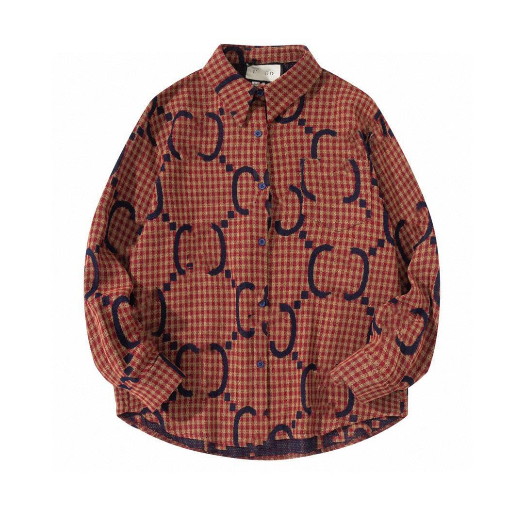 

Унисекс рубашка с длинным рукавом в клетку «звезда» Nanyou SS25 - Коллекция начала осени Size 52