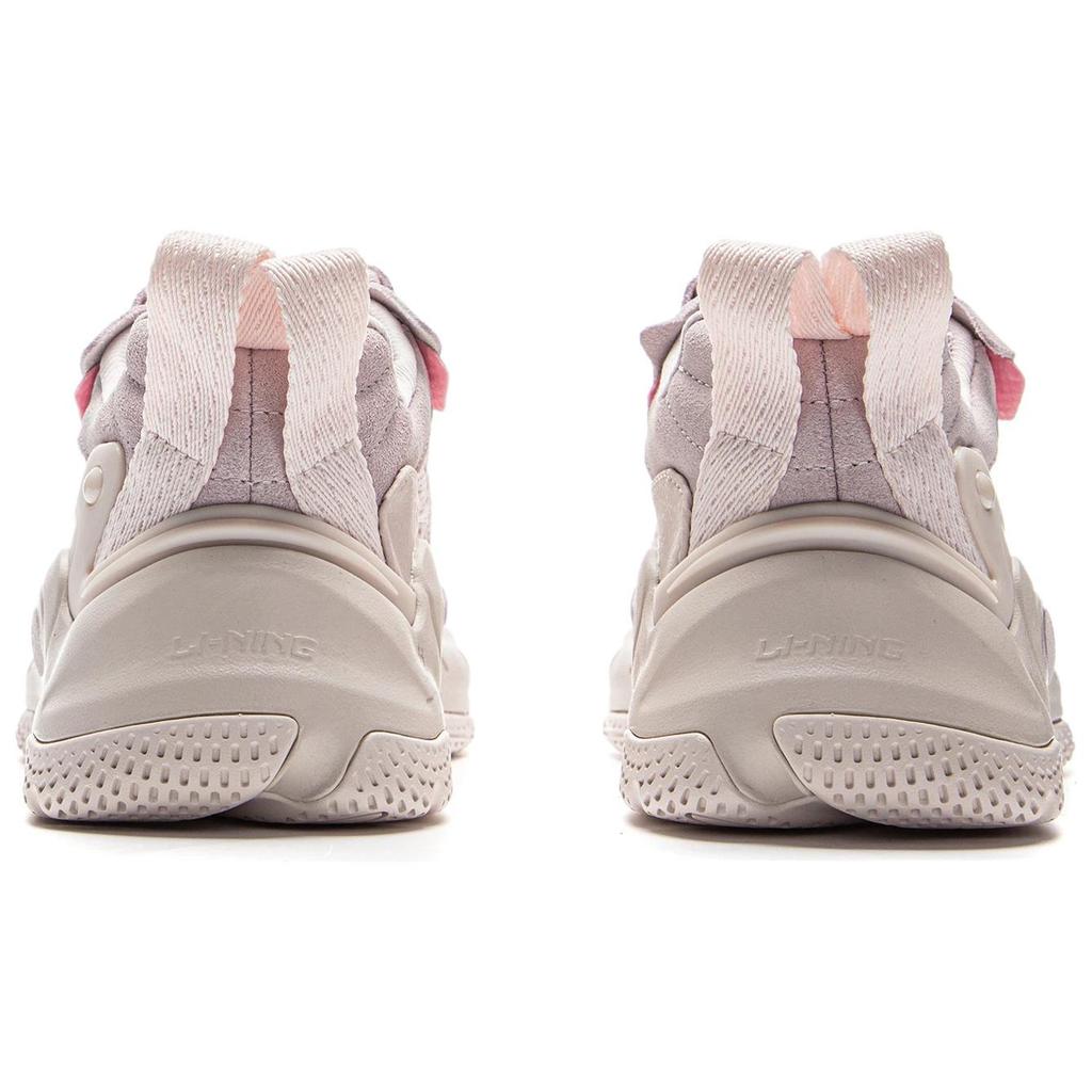 Li Ning Star Cloud 2K Comfortable Versatile Non-Slip Durable Low-Top Casual Shoes Women sneaker Pink AGCT078-53