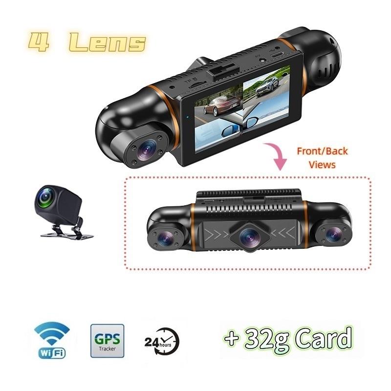 4-kanałowy rejestrator jazdy o wysokiej rozdzielczości 1080P z opcjonalną łącznością mobilną WIFI, pozycjonowaniem GPS, 24-godzinnym monitoringiem parkowania