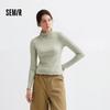 Semir Women's Thermal Fleece Half-High Neck Long Sleeve Base Shirt