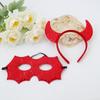 Anna Princess Halloween Costume Accessories With Plastic Devil Horn Headband For Cosplay Party