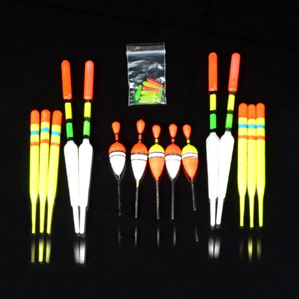 

15Pcs New Portable Durable Minnow Light Stick Fishing Float Slip Bobber Drift Tube