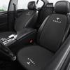Car Seat Cushion Cover Breathable Flax Fabric Soft Pad For Tesla Model 3 Model S Model X Model Y Cybertruck Roadster SpaceX