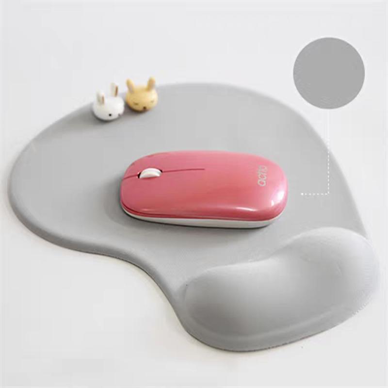 Ergonomic Silicone Mouse Pad Soft And Supportive Non-Slip Rubber Base Simple Desk Pad Wrist Support Keyboard Pad For PC/Desktop