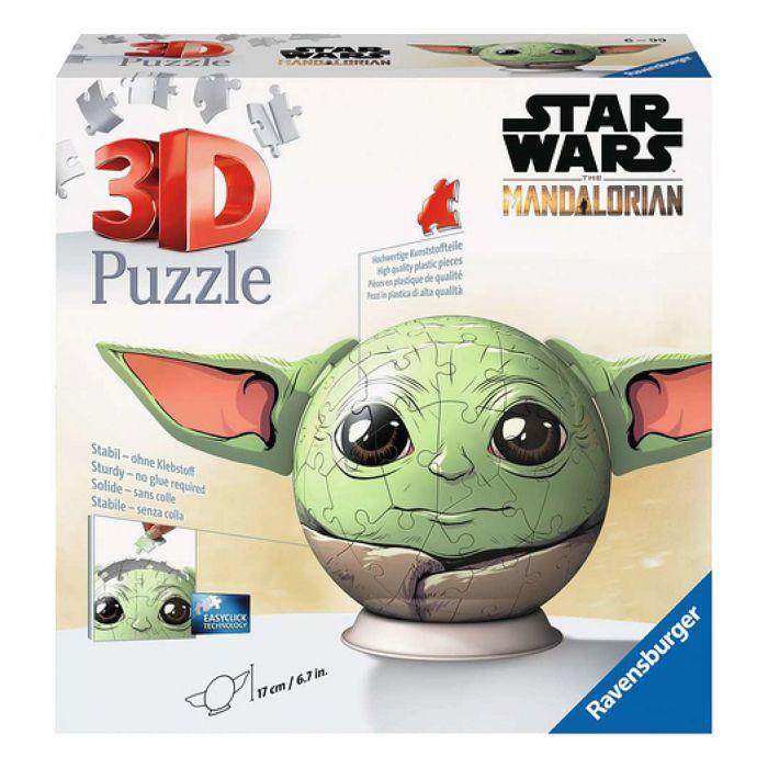 Puzzle 3D Star Wars The Mandalorian Grogu - Ravensburger - 72 Pièces - A Partir De 8 Ans