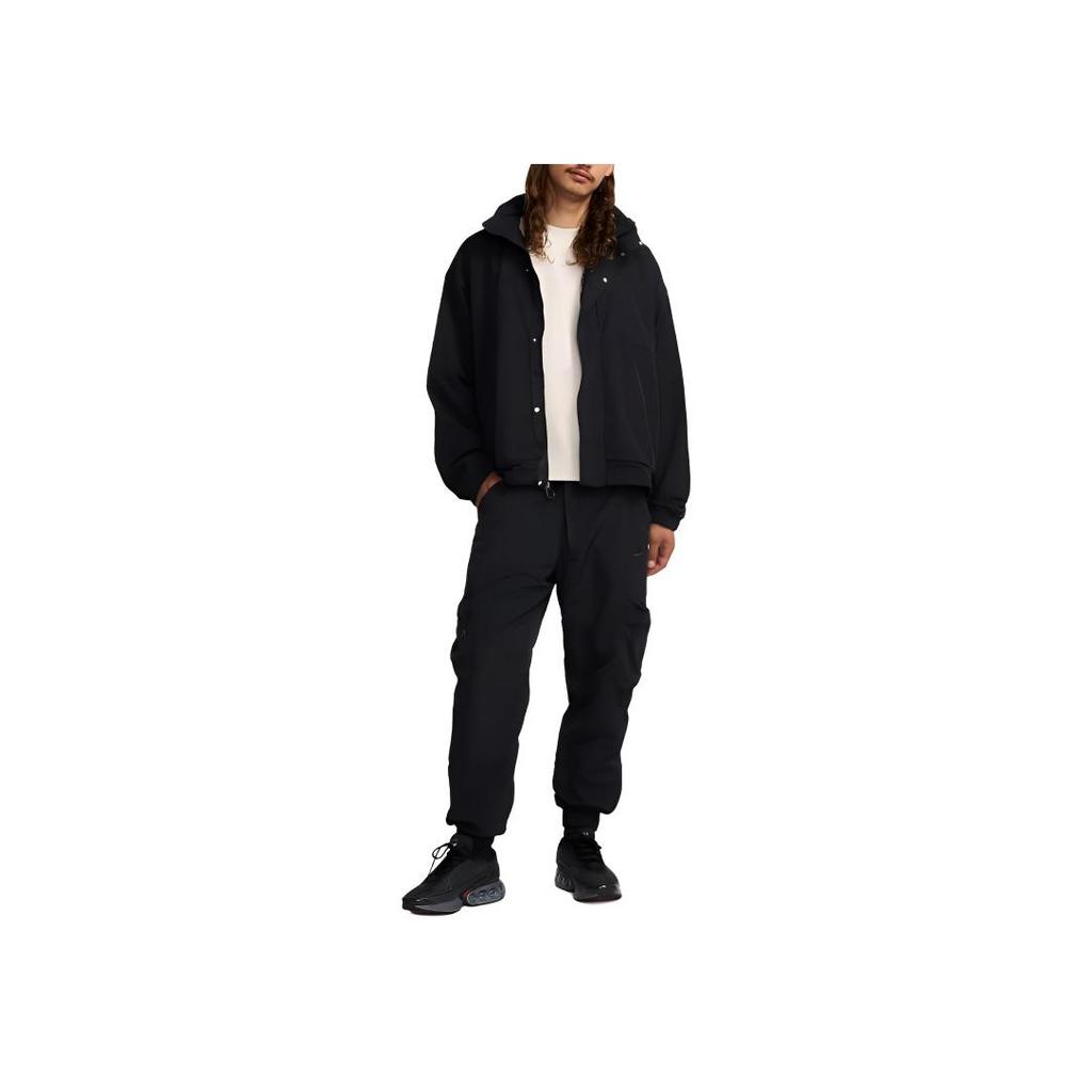 Nike Tech Woven Fashion Comfortable Fitted Solid Color Jogger Pants Men bottoms Black FZ0756-010