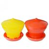 1Pcs Heavy Duty Plastic Poultry Feeder Rainproof Lid Anti Spill Design For Backyard Chicken Coops Small Farms