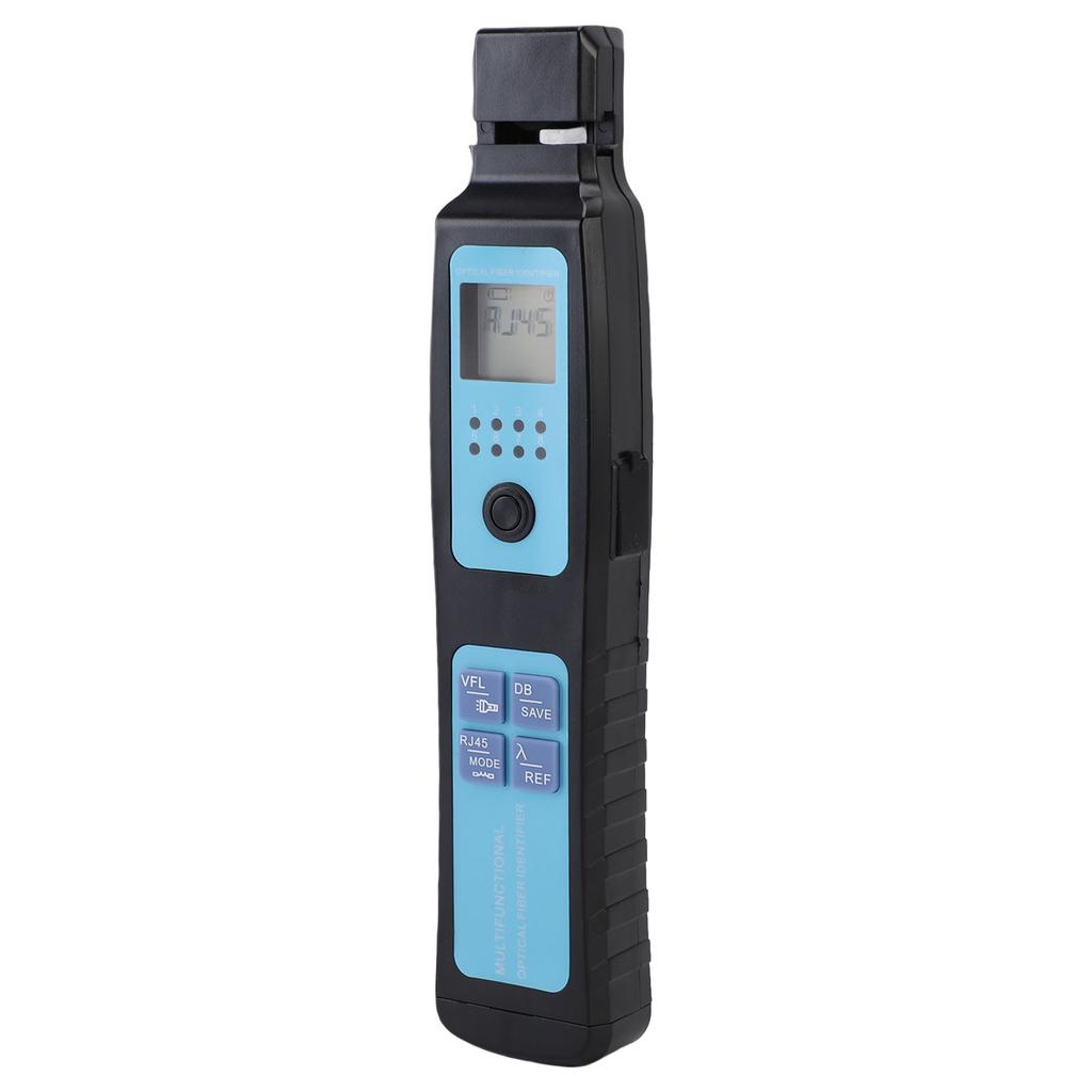 Glasfaser-Identifikator 850nm bis 1650nm Einfach-Klemmtyp Eingebauter 10KM VFL Glasfaser-Leistungsmesser FTTH Werkzeug