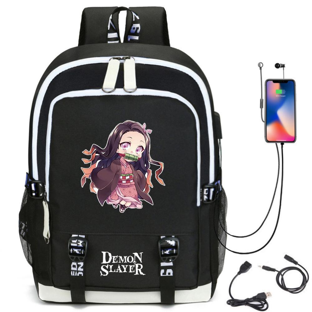 Anime Peripheral Student Large Capacity Backpack Fashion Backpack Computer Bag Oxford Cloth Backpack