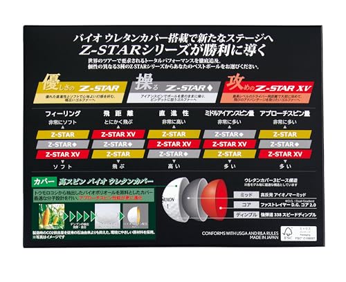 Dunlop Golf Balls Srixon Z-STAR XV Diamond Masters 2025 Model