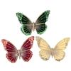 Glitter Coated Butterfly Ornament Multicolor Flocked Butterfly Decor  Home Decoration