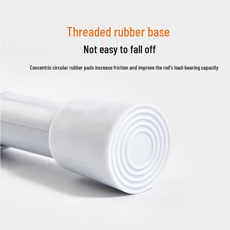 Stanzfreie Teleskop-Vorhangstange für Türen, Küchen, Kleiderschränke, Duschen und zum Wäschetrocknen