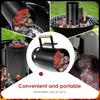 Charcoal Chimney Starter with Wood Handle Rapid BBQ Chimney Starter Fire Briquette Starters Can Canister for Grilling Accessory