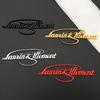 1pc Metal Laurin & Klement Founder's Signature Car Badge Emblem Decals for Octavia Superb Fabia Karoq Yeti Rapid Accessories