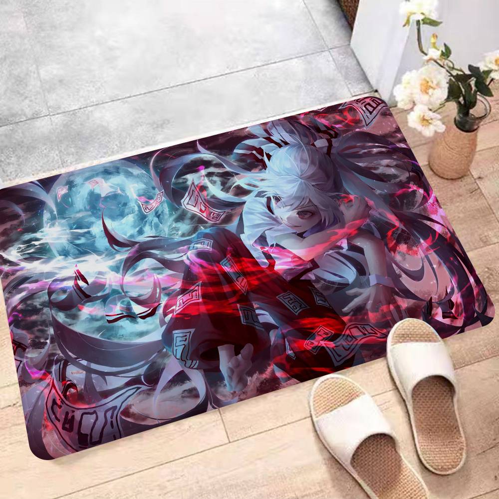 Anime Touhou Project Door Mat Nordic Style Bedroom Living Room Doormat Home Balcony Anti-Slip Alfombra