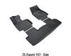 Durable, dirt-resistant, and easy-care TPE car floor mats.
