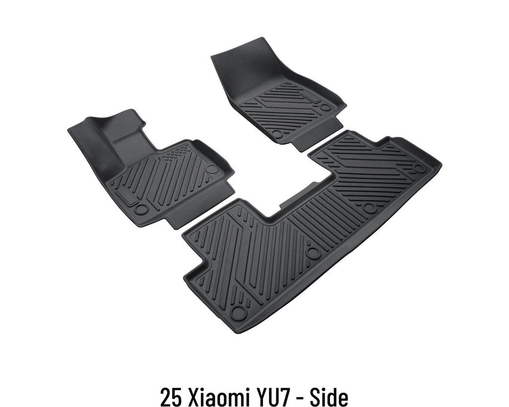 Durable, dirt-resistant, and easy-care TPE car floor mats.