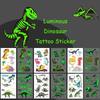 Luminous Tattoo Stickers Temporary Fake Tattoos Kid Glow Paste On Face Arm Leg for Children Body Art Mermaid Dinosaur Sticke