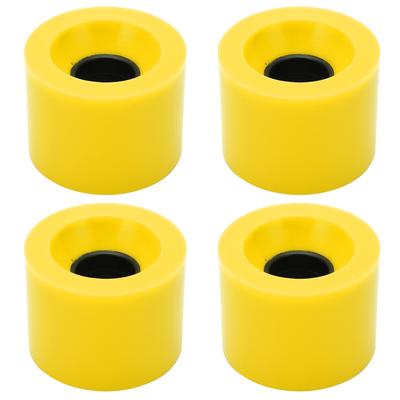 PUENTE 4pcs 60x45mm Skateboard Wheels 78A Longboard Cruiser Wheels Replacement PartsYellow