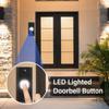 Metal Doorbell Push Button LED Lighted Door Bell Universal Metal Door Bell Home