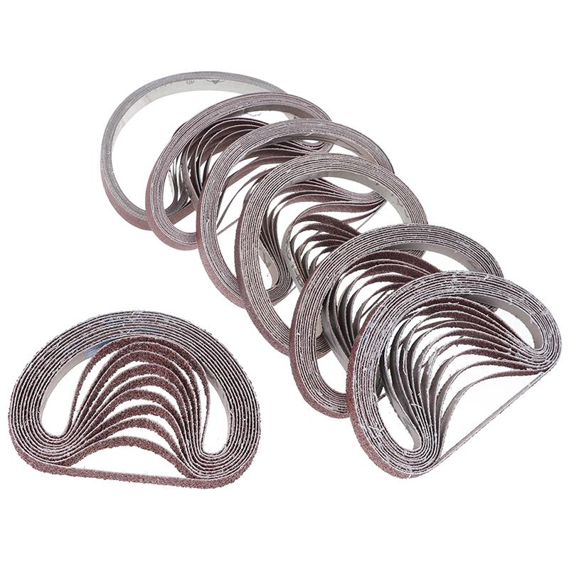 10Pcs Sanding Belt Belts For Sander Power Tool 40,60,80,100,120,180,320 Grit