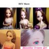 Muñeca de Moda Bjd 20 Articulaciones Maquillaje Diy Princesa Niña Juguete Regalo Para Niñas Ojos 3D