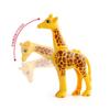 JLB Animal Assembly Puzzle and Building Blocks Gift Set: Giraffe & Polar Bear Variety