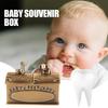 Baby Tooth Keepsake Box Animal Design Zinc Alloy Teeth Box For Kids Elegant Memory Tin For Children Toddler Girls Baby Kid