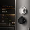 1Pcs Magnetic Kitchen Timer Stainless Steel Timer Mechanical Alarm Clock Baking Reminder For Learning Time Management