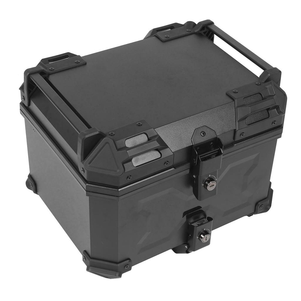 45L Motorcycle Top Box Universal Waterproof Rear Luggage Storage Tool Cases Trunk Tour Tail Box