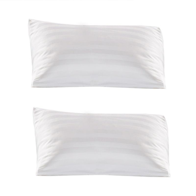 1pcs Cotton White Stripe Home&Hotel Standard Pillowcases Pillow Covers Bedding