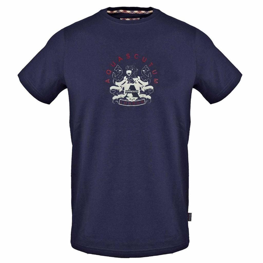 Aquascutum Mens Crest Cotton T-Shirt