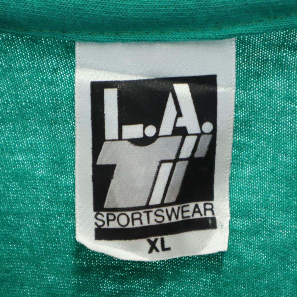 L.A.T SPORTSWEAR 90s USA made old single stitch Short sleeve By color T-shirt Men's Used