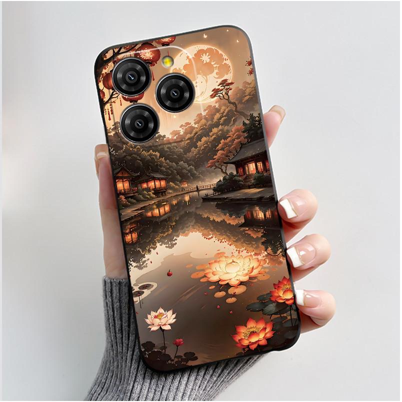 For Blackview Shark 9 5G Case Cute Funny Love Heart Rabbit Soft Silicone Protective Back Cover For Black View Shark 9 Phone Case
