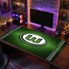 VfL Wolfsburg FC Theme Pattern Mouse Pad, Soccer Logo Design XXL Gaming Desk Mat Non-Slip Computer Mouse Pad