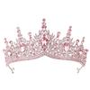Shining Crystal Crystal Crown Headband Polished Finish Bridal Crown Tiara  Birthday Gift