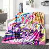 My Little Pony Characters Gift Customize Your Name Soft Cozy Throw For Sofa Couch Office Bed Picnics Four Seasons Universal Stylish Decor Birthday